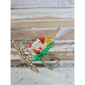 w germany Santa airplane mercury decor Germany vintage Xmas tree